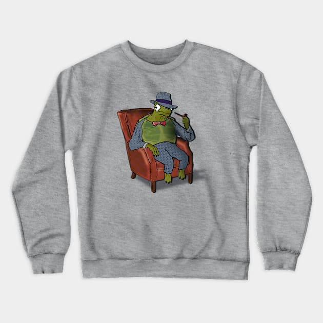 Tortoise Tell Crewneck Sweatshirt by obsidianhoax